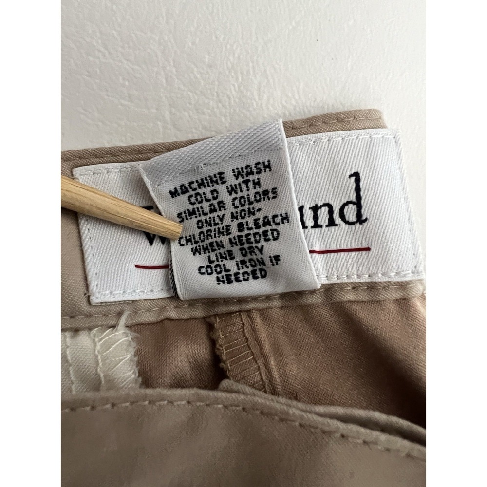 Westbound Vintage Solid Tan High Rise Mom Shorts Size 10 Neutral Preppy Vacation - Picture 4 of 9